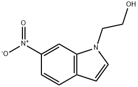 2-(6-nitroindol-1-yl)-ethanol 结构式