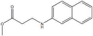 N-2-Naphthalenyl-Beta-Alanine Methyl Ester 结构式