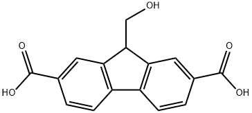 9-(羟甲基)-9H-芴-2,7-二羧酸 结构式