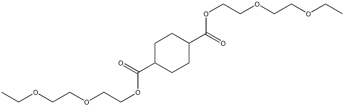 双-二乙氧基二甘醇环己烷1.4-二羧酸酯 结构式