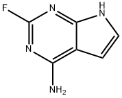 2-氟-7,7A-二氢-1H-吡咯并[2,3-D]嘧啶-4-胺 结构式