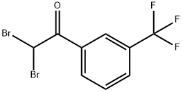Ethanone, 2,2-dibromo-1-[3-(trifluoromethyl)phenyl]- 结构式