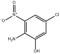 2-Amino-5-chloro-3-nitrophenol 结构式