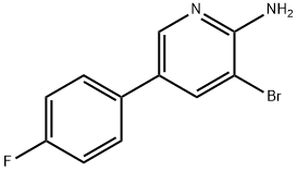 2-Amino-3-bromo-5-(4-fluorophenyl)pyridine 结构式