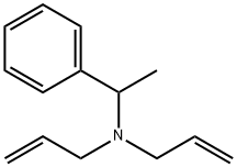 N,N-二烯丙基-1-苯基乙胺 结构式