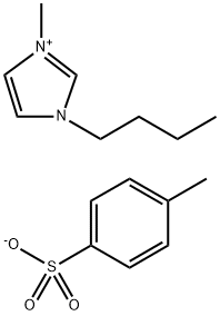 1-丁基-3-甲基咪唑对甲基苯磺酸盐 结构式