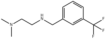 2-(二甲氨基)乙基]({[3-(三氟甲基)苯基]甲基})胺 结构式