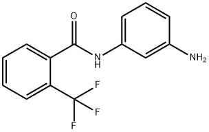 N-(3-aminophenyl)-2-(trifluoromethyl)benzamide 结构式