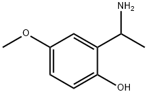 2-(1-氨基乙基)-4-甲氧基苯酚 结构式