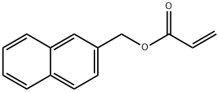 2-萘甲基2-丙烯酸酯 结构式