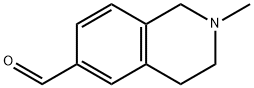 2-甲基-1,2,3,4-四氢异喹啉-6-甲醛 结构式
