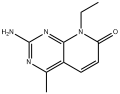 2-AMINO-8-ETHYL-4-METHYLPYRIDO[2,3-D]PYRIMIDIN-7(8H)-ONE 结构式