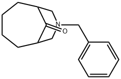 8-苄基-8-氮杂双环[4.3.1]癸-10-酮 结构式