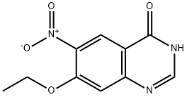 6-硝基-7-乙氧基喹唑啉-4(3H)-酮 结构式