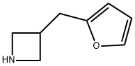 3-(呋喃-2-基甲基)氮杂环丁烷 结构式