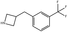 3-{[3-(trifluoromethyl)phenyl]methyl}azetidine 结构式