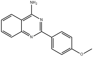 4-Amino-2-(4-methoxyphenyl)quinazoline 结构式