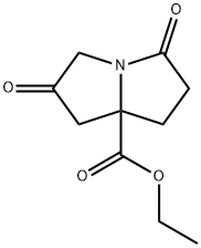 2,5-二氧代六氢-1H-吡咯嗪-7a-甲酸乙酯 结构式