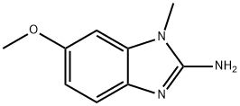 2-Amino-6-methoxy-1-methylbenzimidazole 结构式