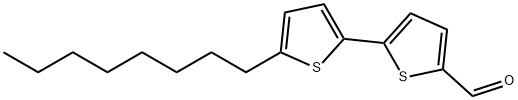 5'-辛基-2,2'-联噻吩-5-甲醛 结构式