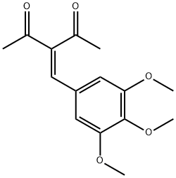 三甲氧基亚苄基戊二酮 结构式