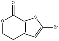 2-溴-4,5-二氢噻吩并[2,3-C]吡喃-7-酮 结构式