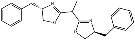 1,1-双[(4S)-4-苄恶唑啉-2-基]乙烷 结构式