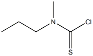 methyl(propyl)carbamothioic chloride 结构式