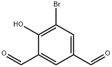 5-溴-4-羟基间苯二甲醛 结构式