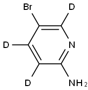 5-bromopyridin-3,4,6-d3-2-amine 结构式