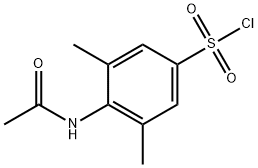 4-acetamido-3,5-dimethylbenzene-1-sulfonyl chloride 结构式
