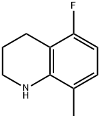 5-氟-8-甲基-1,2,3,4-四氢喹啉 结构式