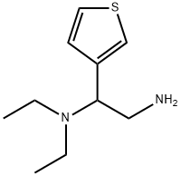 2-氨基-1-(噻吩-3-基)乙基]二乙基胺 结构式