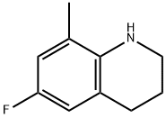 6-氟-8-甲基-1,2,3,4-四氢喹啉 结构式