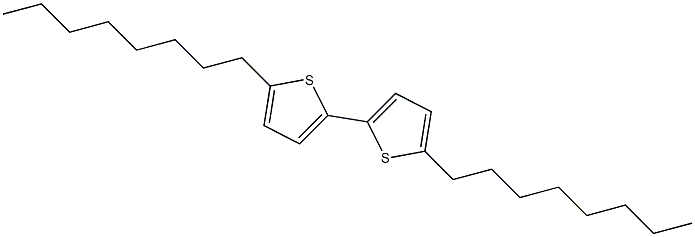 5,5'-dioctyl-2,2'-bithiophene 结构式