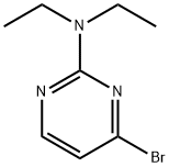 4-溴-N,N-二乙基嘧啶-2-胺 结构式