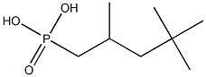 (2,4,4-trimethylpentyl)phosphonic acid 结构式