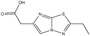 (2-Ethylimidazo[2,1-b][1,3,4]thiadiazol-6-yl)acetic acid 结构式