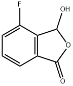 4-氟-3-羟基异苯并呋喃-1(3H)-酮 结构式