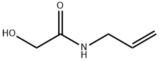 2-羟基-N-(丙-2-烯-1-基)醋胺石 结构式