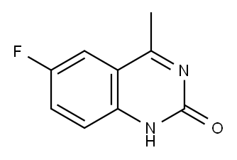 6-fluoro-4-methylquinazolin-2-ol 结构式