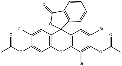 Spiro Isobenzofuran H H Xanthen One Bis Acetyloxy Dibromo Chloro