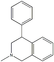 2-Methyl-4-phenyl-1,2,3,4-tetrahydroisoquinoline 结构式