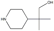 2-methyl-2-(piperidin-4-yl)propan-1-ol 结构式