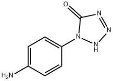 1-(4-氨基苯基)-4,5-二氢-1H-1,2,3,4-四唑-5-酮 结构式