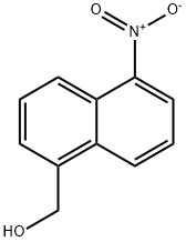 (5-硝基萘-1-基)-甲醇 结构式