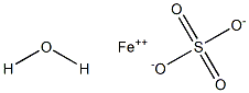 一水硫酸亚铁粉末 结构式