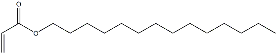 丙烯酸十四烷基酯 结构式