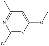 2-氯-4-甲基-6-甲氧基嘧啶 结构式