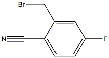 2-溴甲基-4-氟苯腈 结构式